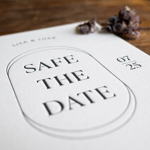 Präge Karten Hochzeit