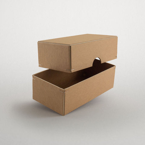 Schachtel | 12,3 x 6,3 x 4 cm Kraftpapier | Box mit Deckel,Fotobox,Geschenkverpackung,Kraftkarton,Kraftpapier,Produktverpackung,Schachtel,Schachtel mit Stülpdeckel