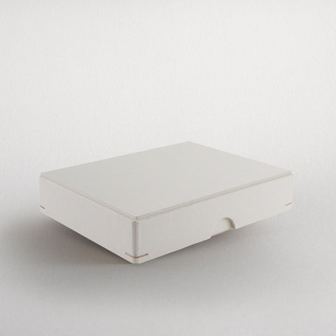 Schachtel | 12,5 x 9,5 x 2,5 cm Naturweiß | Box mit Deckel,Fotobox,Geschenkverpackung,Naturpapier,Naturweiß,Produktverpackung,Schachtel,Schachtel mit Stülpdeckel,Schmuckschachtel