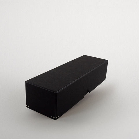 Schachtel | 20,5 x 6 x 5 cm Schwarz | Box mit Deckel,Fotobox,Geschenkverpackung,Kraftkarton Schwarz,längliche Schachtel,Produktverpackung,Schachtel,Schachtel mit Stülpdeckel,Schwarz