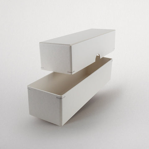 Schachtel | 20,5 x 6 x 5 cm Naturweiß | Box mit Deckel,Fotobox,Geschenkverpackung,längliche Schachtel,Naturpapier,Naturweiß,Produktverpackung,Schachtel,Schachtel mit Stülpdeckel