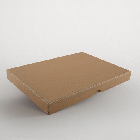 Schachtel A5 | 21,8 x 15,6 x 2 cm Kraftkarton | Box mit Deckel,DIN A5,flache Schachtel,Fotobox,Geschenkverpackung,Kraftkarton,Kraftpapier,Produktverpackung,Schachtel,Schachtel mit Stülpdeckel