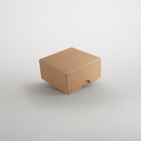 Schachtel | 7 x 7 x 3 cm Kraftkarton | Box mit Deckel,Fotobox,Geschenkverpackung,Kraftpapier,Schachtel,Schachtel mit Stülpdeckel,Schmuckschachtel