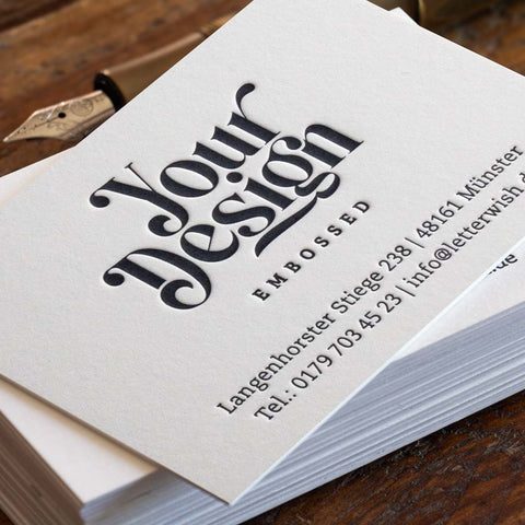 Letterpress Visitenkarten