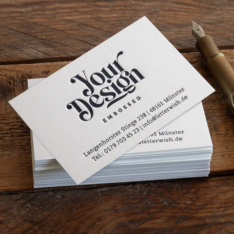 Letterpress Visitenkarten