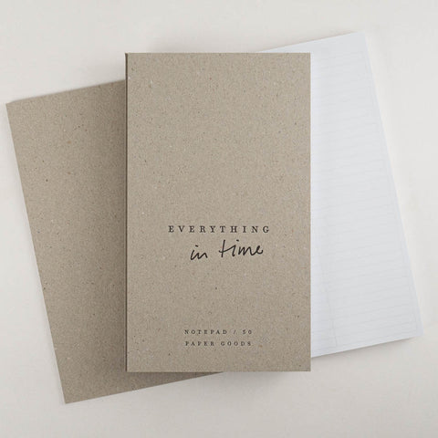 Monatsplaner Notizblock | mit Umschlag | 12 x 21 cm | 50 Blatt | Kalender,Monatsplaner,Notizblock,Wochenplaner