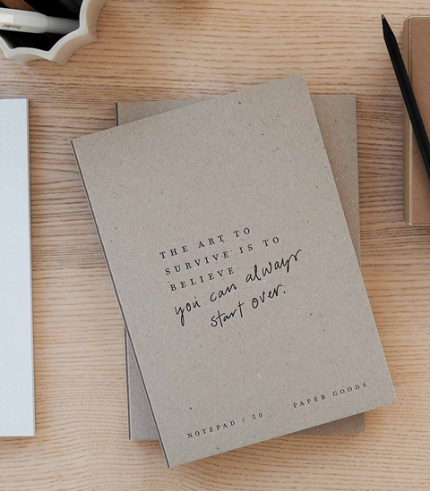 Notizblöcke Mobile-Banner