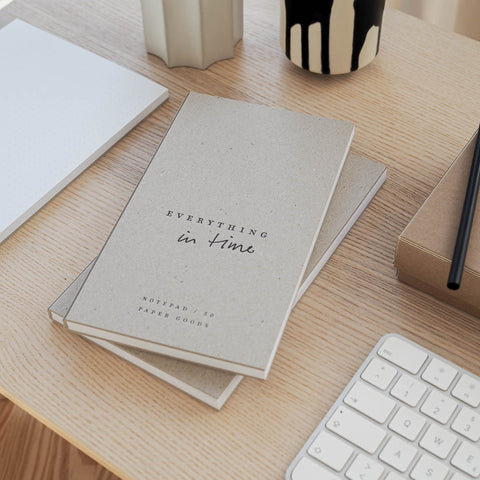 Monatsplaner Notizblock | mit Umschlag | 12 x 21 cm | 50 Blatt | Kalender,Monatsplaner,Notizblock,Wochenplaner