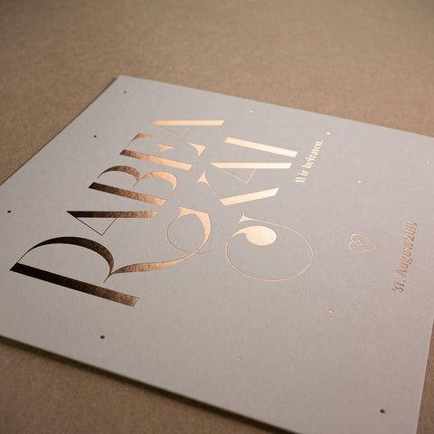 HOCHZEITSEINLADUNG RABEA + KAI