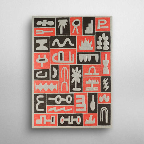 Skizzenbuch | Letterpress Sketchbook - Marc David Spengler Edition | Hochwertiges Skizzenbuch mit geprägtem Titel - Handarbeit