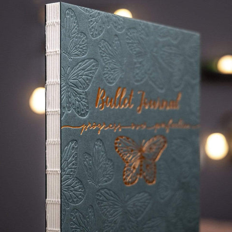 Bullet Journal - Ladies Lounge Edition | Einzigartiges Bullet Journal mit geprägtem Titel - Handarbeit