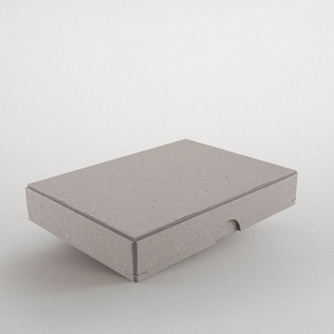 Schachtel A6 | 15,1 x 10,8 x 1,8 cm Graukarton | Box mit Deckel,DIN A6,Fotobox,Geschenkverpackung,Graukarton,Postkartenbox,Schachtel,Schachtel mit Stülpdeckel
