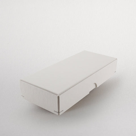 Schachtel | 17 x 7 x 3 cm Naturweiß | Box mit Deckel,Geschenkverpackung,längliche Schachtel,Naturpapier,Naturweiß,Produktverpackung,Schachtel,Schachtel mit Stülpdeckel,Schmuckschachtel