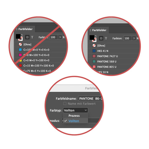 Farbe Banner