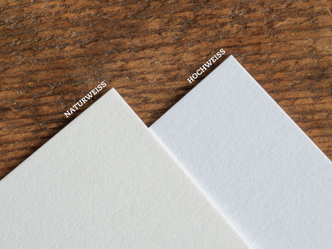 Welches Papier für die Visitenkarte? Banner