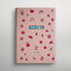 Kawaii Notizbuch Bullet Journal mit Letterpress Icons im Legami-Style – rosa Cover Vorderseite