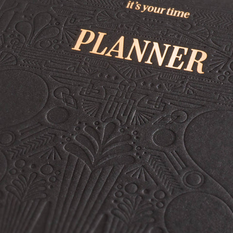 ArtDeco Planner 2024/25 - Black