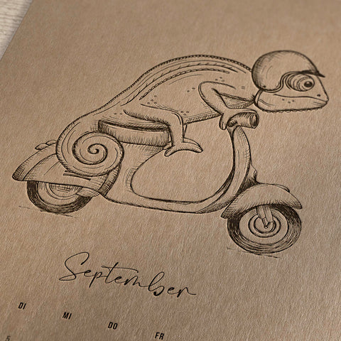 Letterpress Kalender 2023 - craft - limitiert